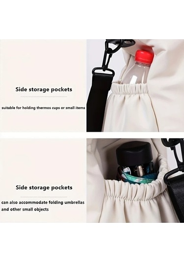 Sandwich Motion003 Kahverengi Renk, Kadın Erkek Uygun, Şık Seyahat Çantası, Çok Fonksiyonlu, Büyük Kapasiteli, İç Dış Cepli, Kahverengi