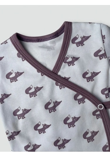 Little Fox Yenidoğanlar İçin 2'li Gömlek 260001418 Beyaz