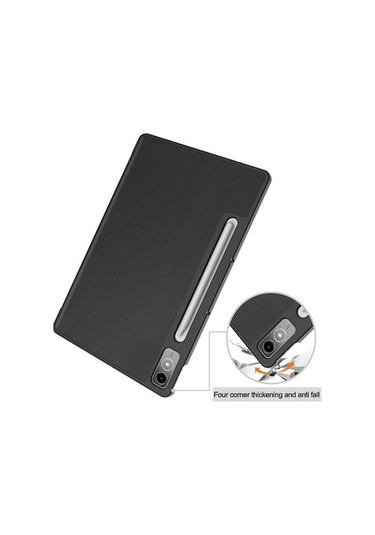 Dancemonkey Lenovo Tab P12 12.7 Kılıfı - Siyah, Hafif Koruma