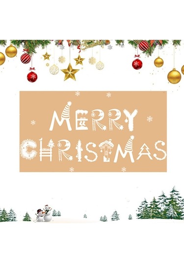 Trendooze Zarif Yatak Ve Şık Pencere Oturma Odası Odası Noel İçin Duvar Dekoru Çıkartmaları Çıkartmaları Beyaz - Dg