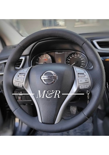 Nissan Qashgai  Deri Direksiyon Kaplam Siyah
