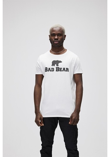 Bad Bear Erkek Tişört Bad Bear Tee-21886 Beyaz
