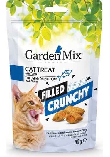Garden Mix Ton Balık Dolgulu Çıtır Kedi Ödülü 60 Gr