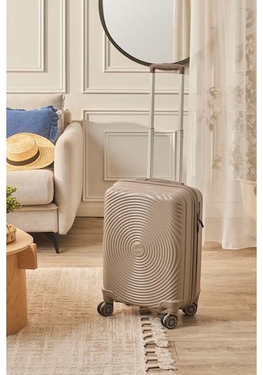 Karaca Container Vera Kabin Boy Valiz Bej Bej