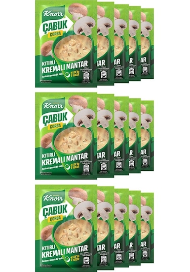 Knorr Çabuk Çorba Kıtırlı Kremalı 15 x 19 G