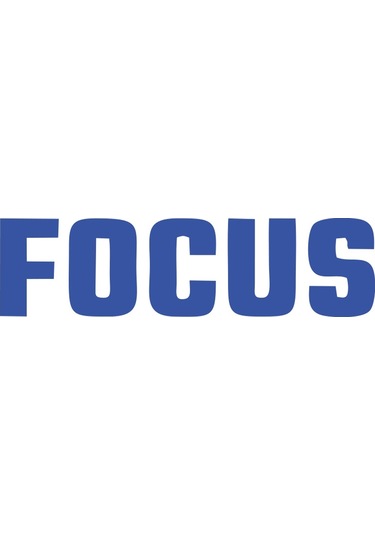 Focus Araba Sticker 17x17 Cm Mavi