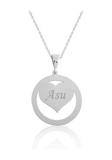Gümüş Aşk Çemberi Isimli Kadın Kolye (551170066)