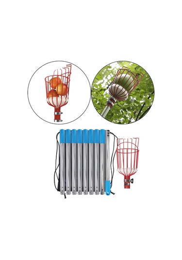 Suntek Meyve Seçici Aracı Bahçesi Için Metal 9-bölüm-11.8ft