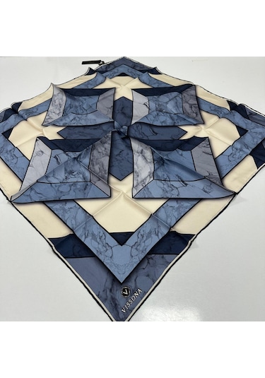 Vissona Twill İpek Eşarp Ipk6601-37851 Çok Renkli