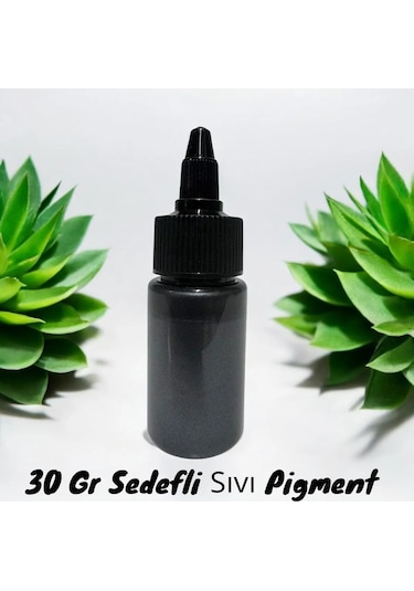 Epoksi Bazlı Sedefli Siyah Parlak Sıvı Pigment 30 Gr Hobi,sanat,ahşap,magnet İçin