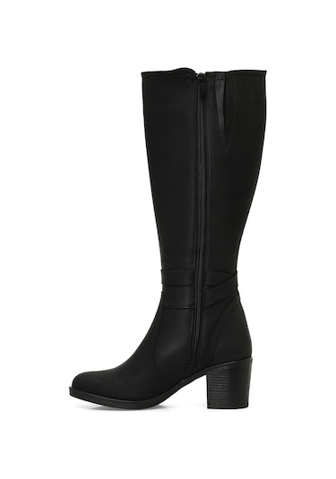 Butigo 24k-1032 4pr Siyah Kadın Topuklu Çizme 000000000101924974 Siyah