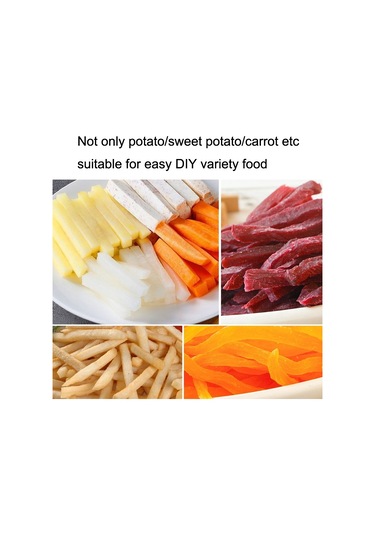 Cbtx Jd-052 Paslanmaz Çelik Patates Kızartması Kesim Çok Fonksiyonlu Ev Manuel Kızartma Emme Plakası Olmadan Kesilir