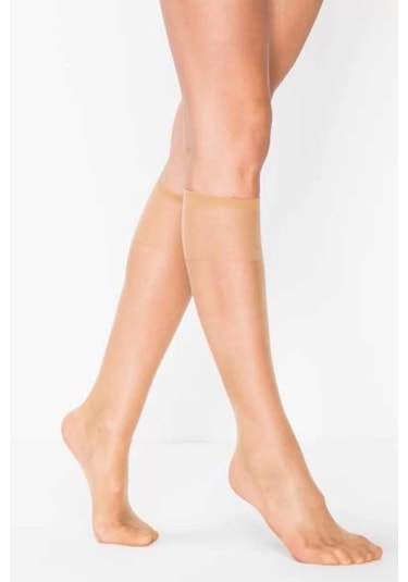 Fevien Fit15 Parlak Pantolon Çorap Ten