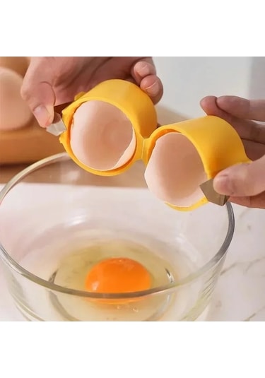 Ulzyvf Yumurta Yumurta Yumurta Topper Sarı/turuncu/gül Sarı Sarı Pişirme Mutfak Kraker Kırmızı Kesici Kabuk Ham Filtre Çırpıcı Ayırıcı Araçları Adet Açacağı 1-3 Ej Sarı