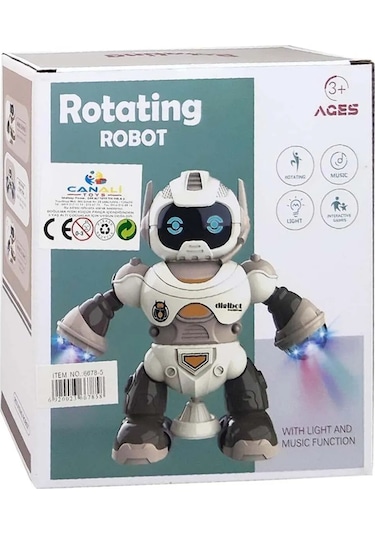Ethem Oyuncak Pilli Dans Eden Robot 6678-5