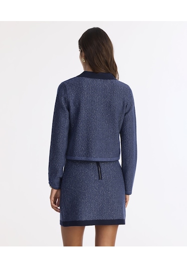 Yargıcı Düz Normal Bel Etek 25kket4027x 021 Mavi