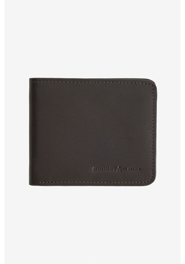 Erkek Kahverengi Deri Cüzdan Kahverengi