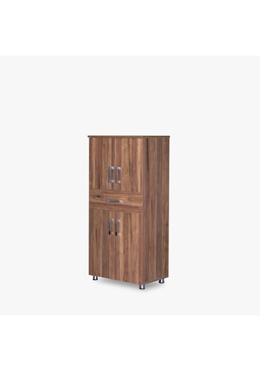 Çok Amaçlı Dolap CEVİZ 130 cm  Hard Parlak Suntalem El Yapım