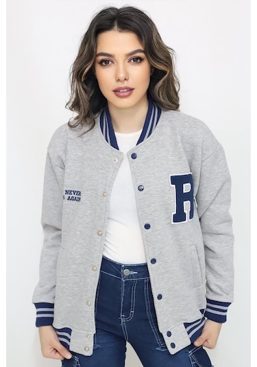 Gala Unisex Oversize Kolej Ceketi 001