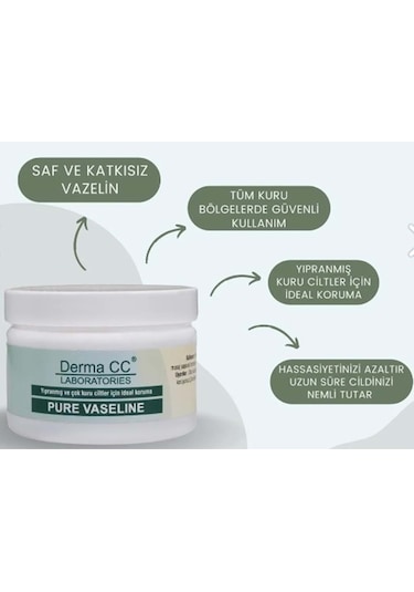 Derma Cc Sensitive Pure Katkısız Saf Vazelin 150 Ml - 8683548673480