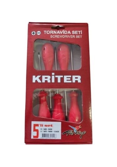 Kriter Tornavida Seti 5 Parça