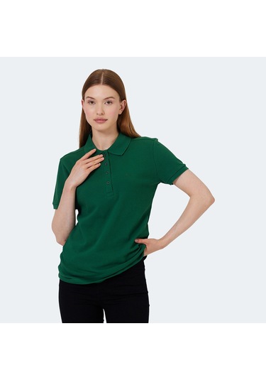 Slazenger VERA I Kadın Polo Yaka Yeşil Tişört