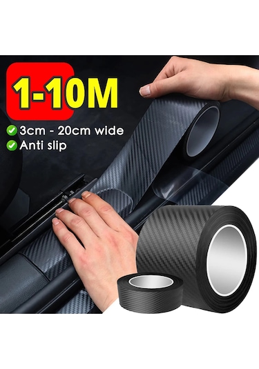 1-20m Nano Karbon Fiber Araba 3d Bant Çıkarma Kapı Aynası Yapıştırıcı Macun 15cm Wide Nano Fiber Long 10m 393.7in 1 Piece Set