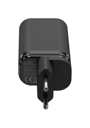 Ixtech 6971202170690 Ix-hc2 65w Type-c Ve Usb Portlu Seyahat Tipi Hızlı Şarj Aleti