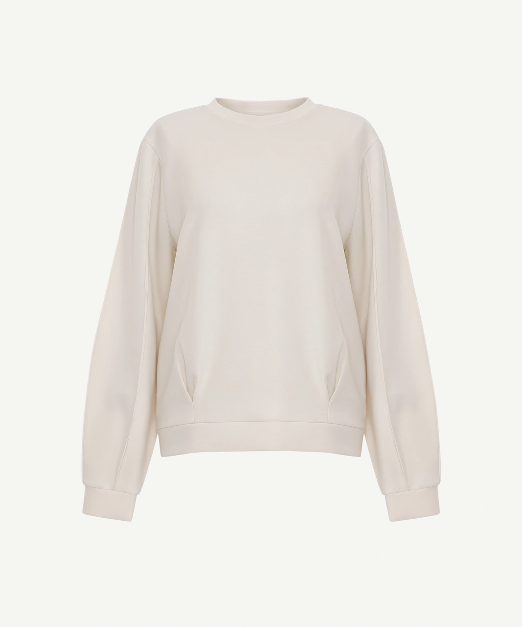 Yargıcı Regular Bisiklet Yaka Uzun Kol Sweatshirt 25kksw9013l 006 Ekru