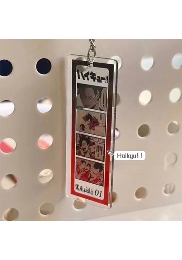 Shmacaxhaikyuu Anime Karikatür Akrilik Anahtarlık - Dekoratif Aksesuar Ve Hediyewhıte