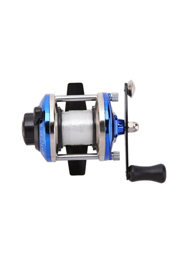 Monyee Mavi Abs Mini Balıkçılık Makinesi - 3.6:1 Diş Oranı, 70m İp Kapasitesi, Hafif Taşınabilir, Buz Balıkçılığı İçin Uygun