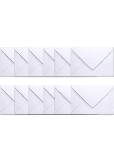 İstisna 12 Adet Davetiye Zarfı 14 x 20 Cm 110 Gr. 1. Hamur