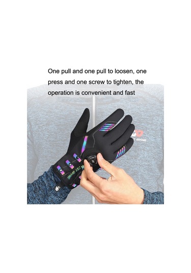 West Bıkıng Bisiklet Nefes Alabilir Dokunmatik Ekran Kendinden Kilitli Tokalı Eldiven 001