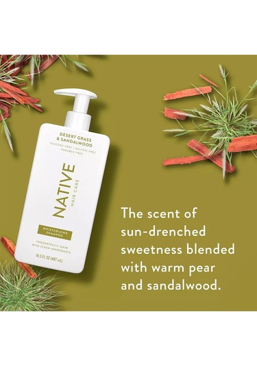 Native Desert Grass & Sandalwood Nemlendirici Şampuan 487ml Tüm Saç Tipleri