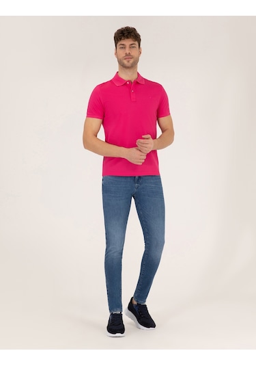 Pierre Cardin Erkek Fuşya Tişört Basic 50262665-vr023 Fuşya