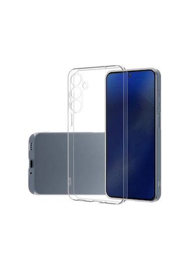 Logis Samsung Galaxy Uyumlu A16 Kılıf Süper Silikon Şeffaf Şeffaf