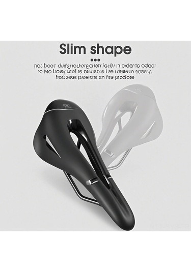 Symbee West Bıkıng Bisiklet Sırt Yastığı Seti - Konforlu Yol Bisikleti Jantı, Yağmur Korumalı Pu Materyal, Beyaz-siyah Rengi Çok Renkli