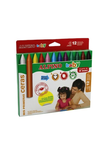 Alpino 12 Renk Baby Pastel Boya  Da-060