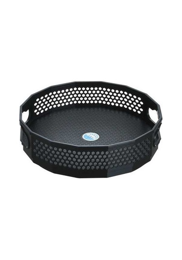 Ulzyvf Döner Baharat Rafı - Mutfak Ve Banyo Düzenleme İçin Pratik Döner Sepet, Siyah Siyah