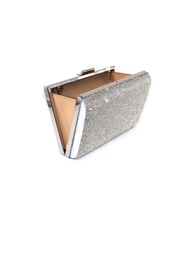 Taşlı Gümüş Abiye Çanta. Abiye Çanta Gümüş. Gümüş Abiye Çantası. Gümüş Taşlı Davet Gece Çantası