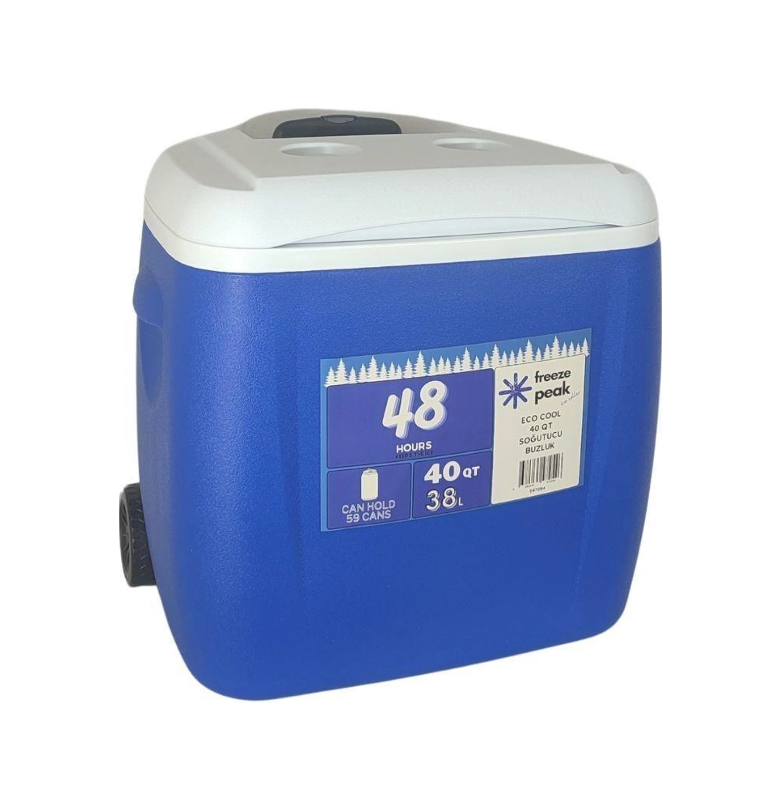Freeze Peak Eco Cool 40 Qt Buzluk 38 Litre Mavi Mavi
