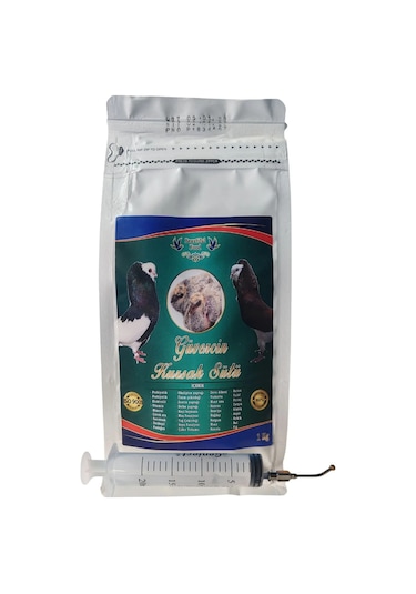 Mh Güvercin Elle Besleme Maması 1 KG + Şırınga ve Çelik Uç