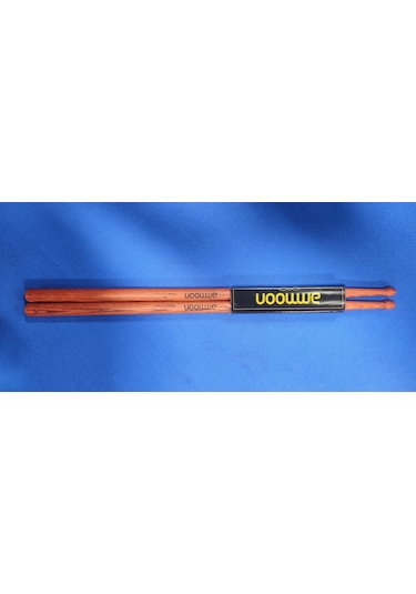 Ammoon 1 Çift 7a Ahşap Davul Çubukları Davul Çubukları Maun Ahşap Davul Seti Aksesuarları