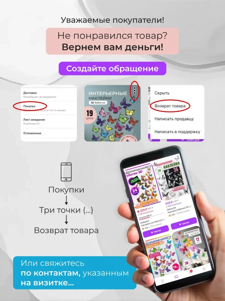 0'stickers Dekor Ve Süsleme İçin Duvar Stickerları Kelebekler 3d 178095720 Mavi