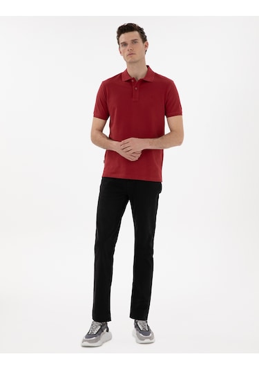 Pierre Cardin Erkek Nar Çiçeği Tişört Basic 50302561-vr239 Nar Çiçeği