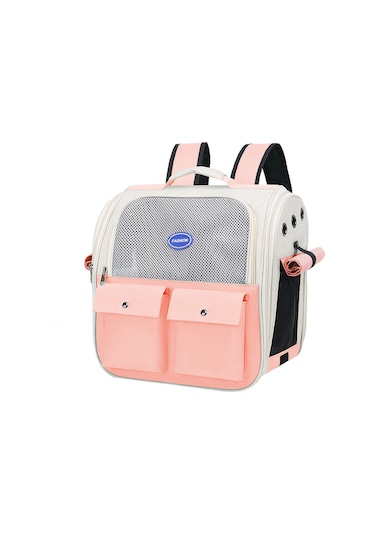 Seigawa Kedi Çantası Dışarı Çıkıyor Taşıma Çantası Nefes Alabilen Omuz Evcil Hayvan Sırt Çantası Büyük Kapasiteli Kedi Okul Çantası