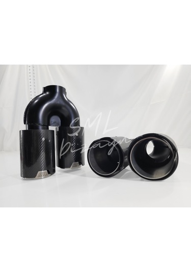 90 Mm Bmw M Logolu Akrapoviç  Egzoz Ucu M Egzos-Egsoz-Eksoz-Ekzos
