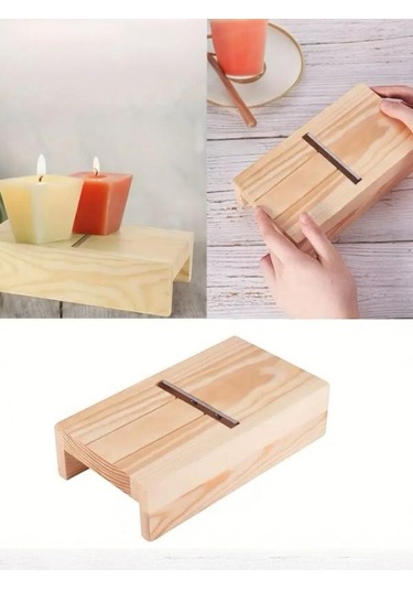 El Yapımı Ahşap Sabun Kesme Makinesi, Keskin Bıçaklı Sabun Ve Mum