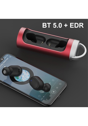 Mufunye Tw-09 Kablosuz Spor Kulaklık - Bluetooth 5.0, Mikrofonlu, Şarj Kutusu, Altın Renk 112 Karakter "tw-09 Kablosuz Kulaklık"