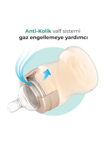 Mamajoo Gold Plus Anti-kolik Biberon, 150 Ml, 0 Ay+